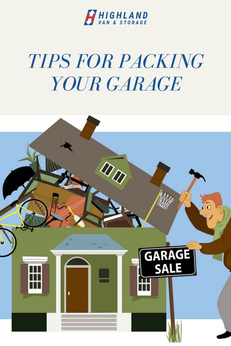 The garage is often the last room packed in any move, and homeowners typically put it off for many reasons.   Here are some tips on how to best pack your garage so that you feel less overwhelmed during the uprooting process. Moving Tips, Large Garage, Planning A Move, Van Storage, Packing To Move, Garage Sales, The Garage, Relocation, Move In