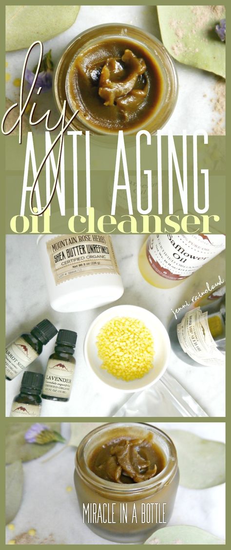 Oil Cleanser Recipe, Diy Oil Cleanser, Lotion For Oily Skin, Diy Anti Aging, Creme Anti Age, Anti Aging Oils, Moisturizer For Oily Skin, Baking Soda Shampoo, Diy Oils