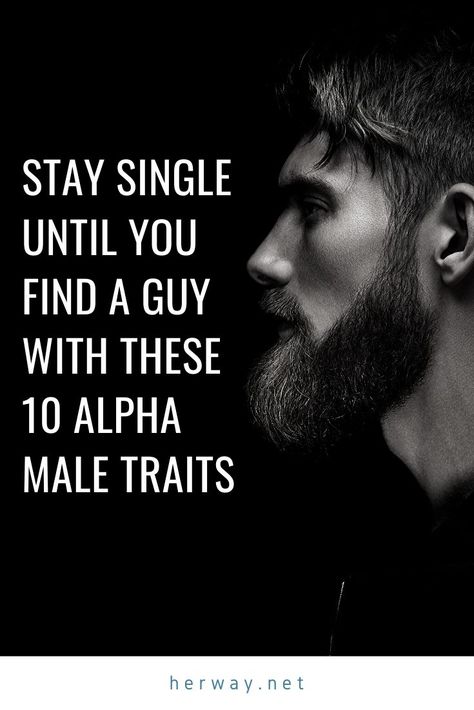 Alfa Man, Love Inspiration Quotes, Alpha Male Quotes, Alpha Male Traits, Stay Single Until, Alpha Quote, Masculine Traits, Stay Single, True Love Is