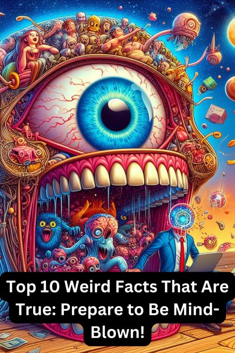 Top 10 Weird Facts That Are True: Prepare to Be Mind-Blown! Did You Know Facts Mind Blown, Weird Facts Mind Blown, Weird Science Facts, Funny Weird Facts, Mind Blowing Thoughts, Science Facts Mind Blown, Fun Facts Mind Blown, Uk Tv Shows, Weird Inventions