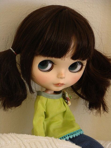custom blythe by vainilladolly Dolls, Custom Blythe, Blythe Doll, Blythe Dolls