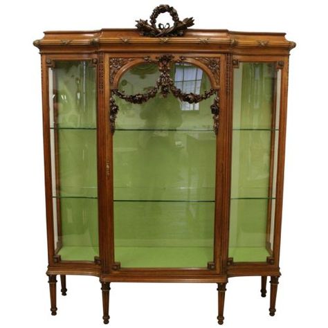 Antique Cabinets - Page 3 - The UK's Largest Antiques Website Display Cabinets, Antique China Hutch, Antique Display Cabinets, Swags And Tails, Painting Wood Furniture, White Furniture Living Room, At Home Furniture Store, Best Outdoor Furniture, Antique Cabinets