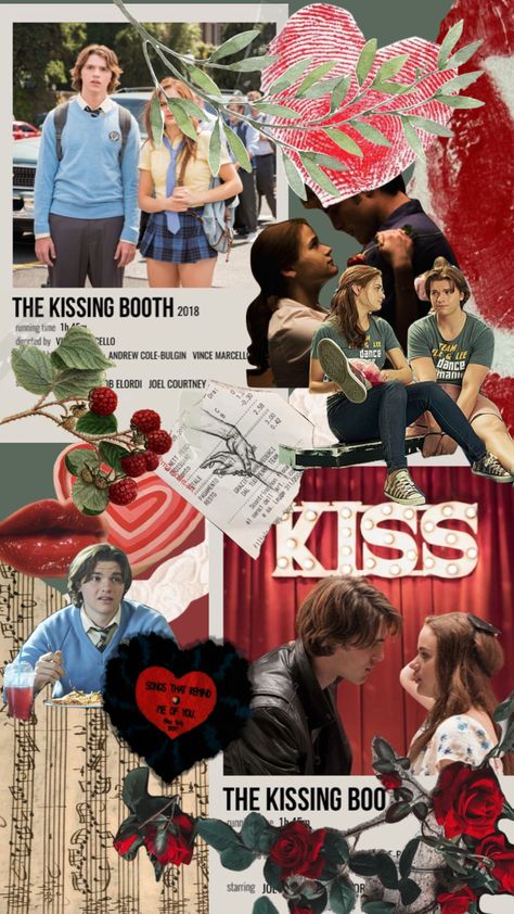 The Kissing Booth Poster, The Kissing Booth Aesthetic, Kissing Booth Wallpaper, Noah Flynn The Kissing Booth, Kissing Booth Movie, Kiss Songs, Action Wallpaper, Noah Flynn, The Kissing Booth