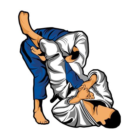 Jiu-Jitsu Fighting Vector on white background Jiu Jitsu Art, Kickboxing Quotes, Brazilian Jiu Jitsu Belts, Art Uniform, America Band, Jiu Jitsu Belts, Cd Cover Template, Marshal Arts, Emoji Clipart