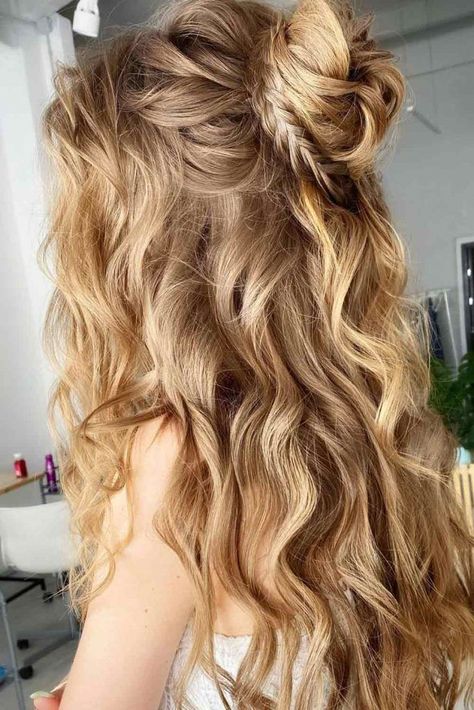 Balayage, Loose Perm With Bangs, Perm Updo Hairstyles, Large Curl Perm, Volumizing Perm, Permed Hairstyles Long, Perm Before And After, Blonde Perm, Soft Perm