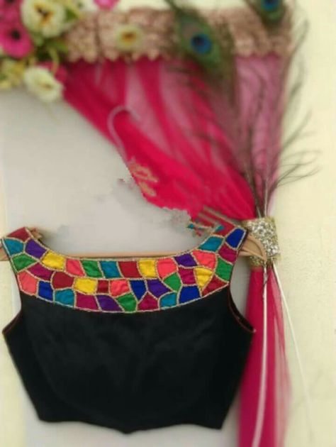 . Multi Colour Blouse, Strip Blouse, Sari Blouse Designs, Indian Saree Blouse, Indian Saree Blouses Designs, Silk Saree Blouse Designs, Multi Color Blouse, Saree Blouse Patterns, Designer Saree Blouse Patterns