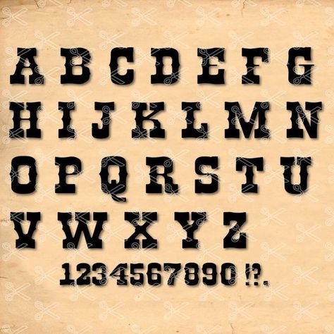 Alphabet Aesthetic, Western Monogram, Western Alphabet, Cowboy Font, Western Fonts, Taco Quote, Jersey Font, Western Svg, Calligraphy Fonts Alphabet