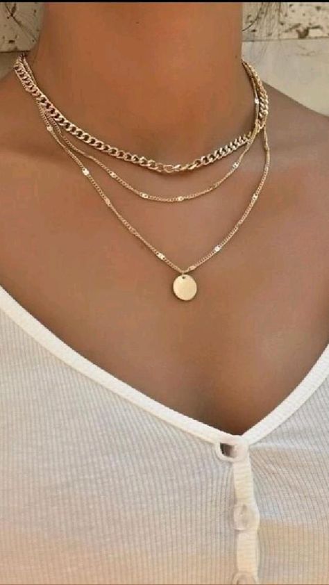 Inexpensive Jewelry, Pretty Jewelry Necklaces, Jewelry Accessories Ideas, Dope Jewelry, Jewelry Lookbook, Classy Jewelry, Girly Jewelry, Jewelry Inspo, Dream Jewelry