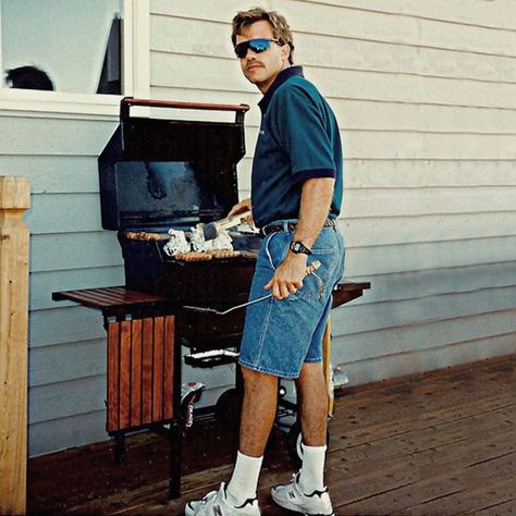 80s Dad Aesthetic, Dad Outfits Aesthetic, Dad Clothes Aesthetic, 90s Dad Fashion, Dad Costume, Dad Fits, Dad Outfits, Dad Aesthetic, Soccer Mom Outfits