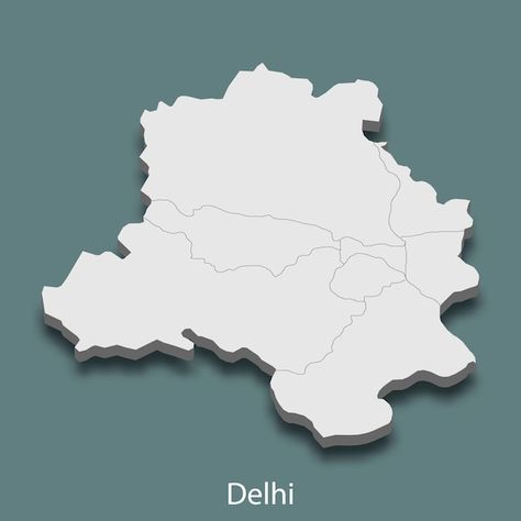 Vector 3d isometric map of delhi is a ci... | Premium Vector #Freepik #vector #map-illustration #cartography #delhi #india-tourism Delhi Map Illustration, 3d Map Illustration, Delhi Map, Maps Illustration Design, Digital Art Programs, Maps Aesthetic, Cool Bike Helmets, India Tourism, Isometric Map