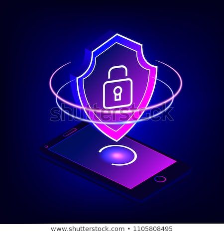 Mobile security app on 3d smartphone screen. User touch screen. Secure technology concept. Trendy style background. 3d Smartphone, Smart Casual Wardrobe, Mobile Security, Style Background, Security Locks, Technology Background, Window View, Software Update, Dance Class