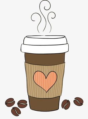 Cute Drawings Coffee, Cute Coffee Drawings Kawaii, Cute Drawings For Journaling, Things To Draw Cute Doodles, Cute Coffee Paintings, Coffee Clipart Cute, Kawaii Coffee Drawing, Cafe Sticker Design, Coffe Drawings Cute