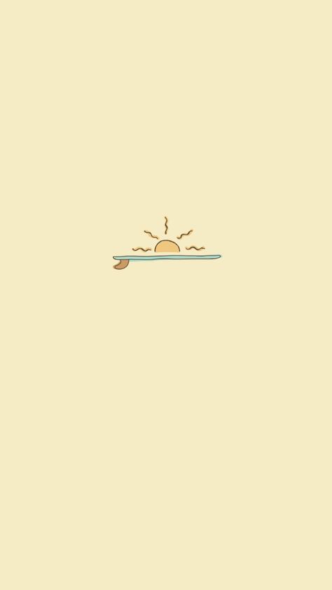 #minimalist #simple #summer #ocean #beach #beachvibes Minimalistic Space Wallpaper, Summer Wallpaper Minimalist, Simple Summer Backgrounds, Summer Wallpaper Simple, Aesthetic Beach Background, Wallpapers Simple, Simplistic Wallpaper, Summer Room, Surf Aesthetic