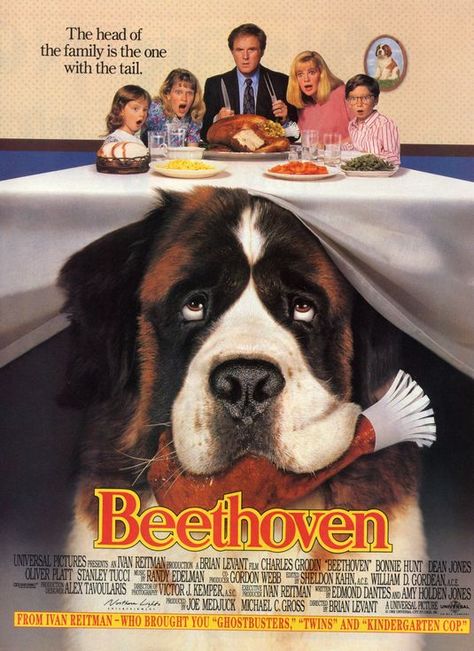 Download movie Beethoven. Watch Beethoven online. Download Beethoven ... Beethoven Movie, 90s Kids Movies, Bonnie Hunt, Dog Films, Stanley Tucci, Dog Movies, The Nanny, Famous Dogs, Sandlot