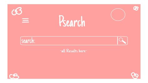 Tumblr, Computer Search Bar Aesthetic, Pink Search Bar, Aesthetic Search Bar, Search Bar Aesthetic Template, Computer Aesthetic, Template Cute, Anak Haiwan, Instagram Template Design