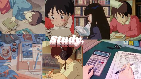 Study Aesthetic Desktop HD Wallpapers - Wallpaper Cave Study Aesthetic Background, Girls Studying, Aesthetic Desktop Background, Wallpaper Study, 컴퓨터 배경화면, Anime Computer Wallpaper, 1366x768 Wallpaper Hd, Grid Collage, Wallpaper Notebook