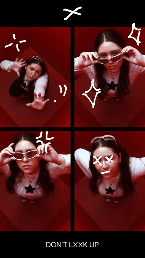 Don’t look up Korean booth inspo ideas on how to pose with red background zoomed in with black background Korean Photobooth, Photobox Pose, Tokyo Picture, Debut Party, Korean Photoshoot, Y2k Photos, Korean Photo, Photobooth Pictures, Solo Photo