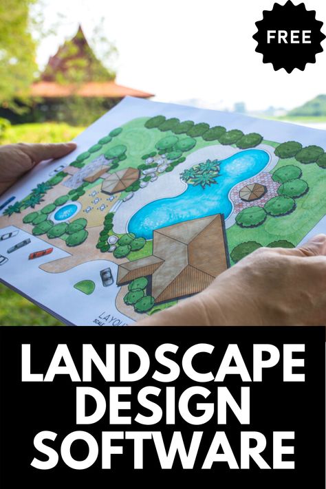 Looking to make major changes to your landscape? Here, we share the best free landscape design programs! Read more at OwnTheYard.com! Free Landscape Design Software, Landscape Design Program, Free Landscape Design, Large Yard Landscaping, Garden Design Software, Architecture Site, Landscape Design Software, Garden Escape, Backyard Design Layout