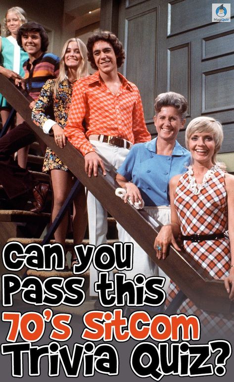 Happy Days were surely Good Times! Were your TV-watching hours during the 70s All In The Family, or were you totally Bewitched by the magic of 70s comedy? Take this pop culture TV sitcom quiz to test your knowledge of those nostalgic classic shows! Tv Show Quizzes, 70s Sitcoms, 70s Memories, Tv Quiz, 1960s Tv Shows, Tv Trivia, 70s Tv, Interesting Quizzes, 1970s Tv Shows