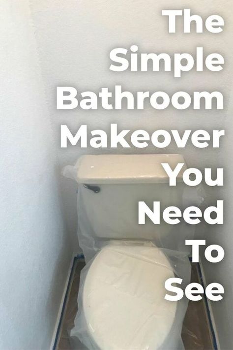 Budget Flooring, Bathroom Makeover Diy, Diy Ideas Home Decor, Bathroom Makeover Small, Easy Bathroom Makeover, Makeover Bathroom, Hometalk Diy, Bathroom Remodel On A Budget, Diy Bathroom Makeover