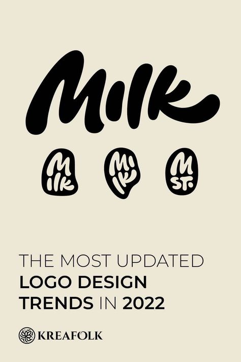 Logo Design Trends For 2023, Brand Logo Typography, Typo Logo Design Creative, Trendy Logo Design 2023, Cool Logo Design Creative, Logo Design Trends 2023, 2023 Branding Trends, 2023 Logo Trends, 2024 Logo Design