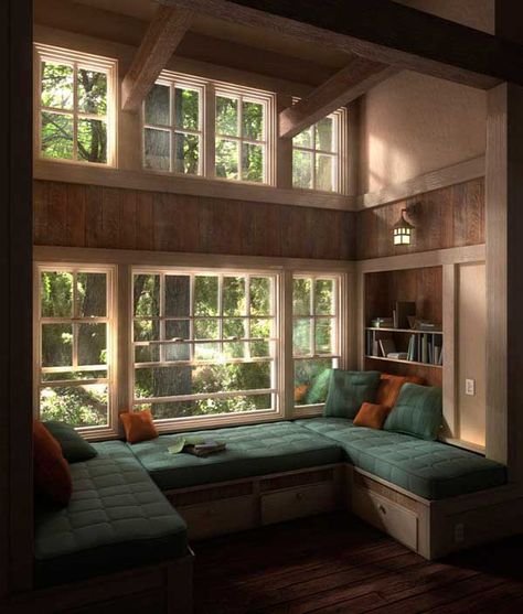 42 Amazing And Comfy Built-In Window Seats. Reading, Nook