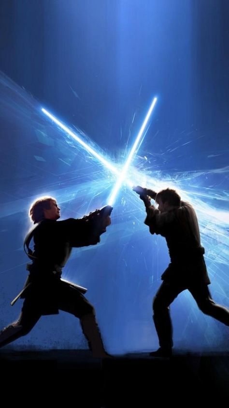 Anakin Vs Obi Wan, Star Wars Wallpaper Iphone, Anakin Vader, Star Wars Obi Wan, The Fallen Angel, Star Wars Background, Star Wars Anakin, Cuadros Star Wars, Star Wars Drawings