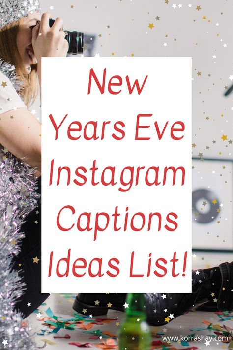 New Year’s Eve Instagram captions ideas list! List of NYE Instagram captions ideas. What to caption your new years eve IG post! New Years Eve Captions Instagram, New Years Eve Captions, New Instagram Captions, New Year Captions Instagram, New Years Captions Instagram Couple, Instagram Captions Ideas, Weekend Captions, New Year Captions, Party Slogans