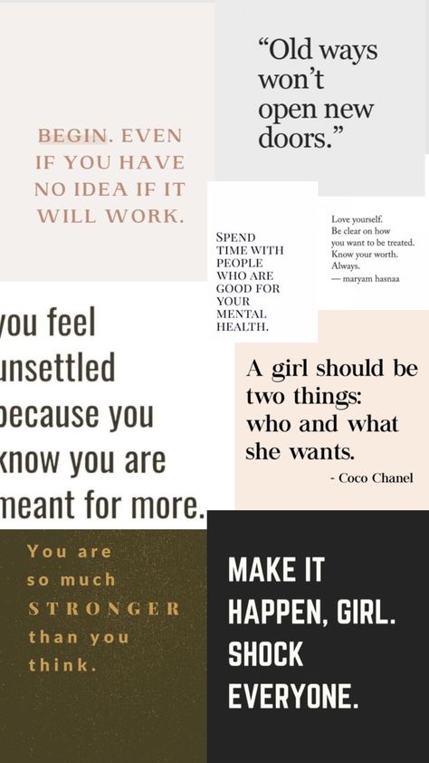 Motivational Quotes Collage Wallpaper, Collage Wallpaper Motivation, Motivational Collage Wallpaper, Collage Quotes, Quote Collage, Writing Inspiration Tips, Positive Quotes Wallpaper, Best Study Tips, Quotes Board