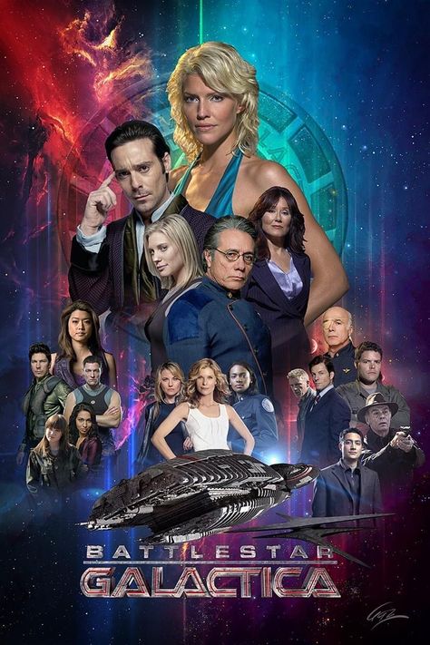 Battlestar Galactica. Nature, Battlestar Galactica Cast, Battle Star Galactica, Battlestar Galactica 2004, Battlestar Galactica Ship, Old Film Posters, Sci Fi Tv Shows, The Originals Tv, Phil Heath