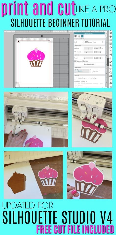 Print And Cut Silhouette, Silhouette Cameo Projects Beginner, Silhouette Cameo Projects Vinyl, Free Silhouette Designs, Registration Marks, Vinyl Projects Silhouette, Silhouette Design Files, Silhouette School Blog, Inkscape Tutorials