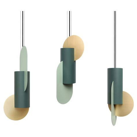 Set of Three Contemporary Pendant Lamps Suprematic CS5 by NOOM in Brass and Steel For Sale at 1stdibs Malevich Suprematism, Structural Packaging, Selling Light, Geometric Structure, Kazimir Malevich, Brass Pendant Lamp, Simple Lamp, Steel Lamp, Geometric Lighting
