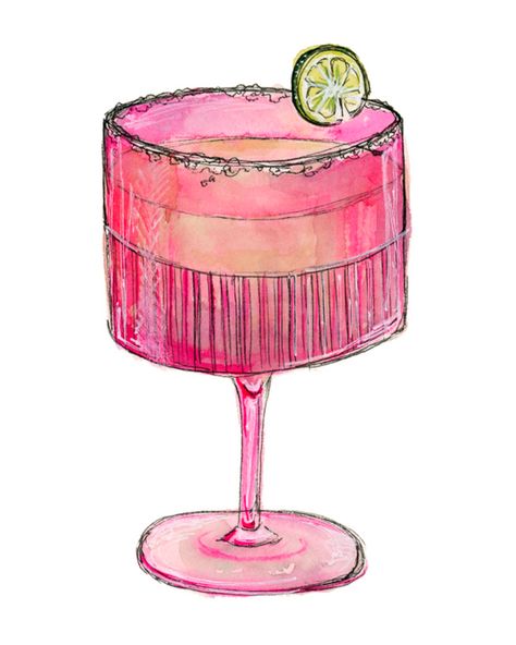 all studio prints – artxnikki Painting To Print Wall Art, Watercolor Bedroom Art, Drink Wall Prints, Watercolor Preppy Art, Martini Glass Watercolor, 21 Neck Sign, Watercolor Dorm Art, 8x10 Prints Free Printables, Girly Art Prints