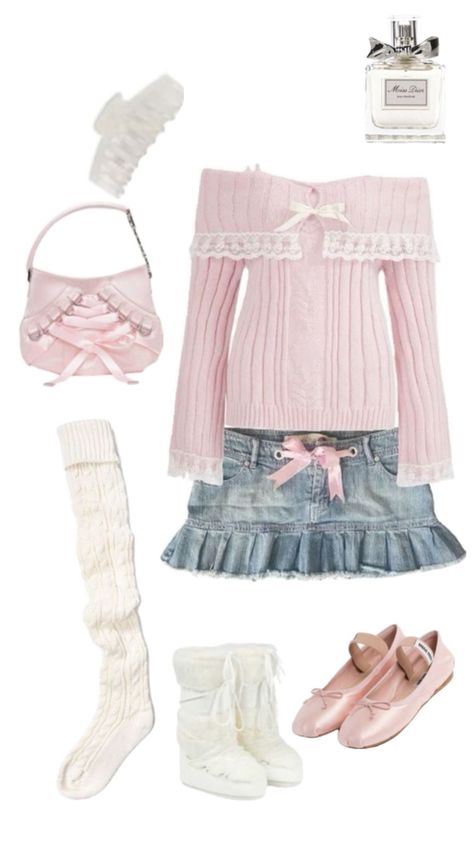 Kawaii Outfit Ideas, Pose Selfie, Kawaii Fashion Outfits, 2000s Fashion Outfits, Cute Everyday Outfits, Really Cute Outfits, Pink Outfits, Kawaii Clothes, Feminine Outfit