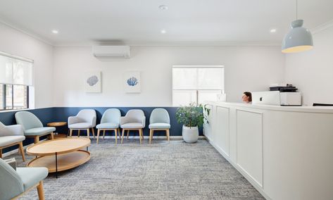 Life & Mind Psychology Clinic - Healthcare Snapshots Waiting Area Design, Mind Psychology, Psychology Clinic, Australia Life, Waiting Room Design, Dental Logo Design, Medical Office Decor, Office Waiting Rooms, Interior Design Layout