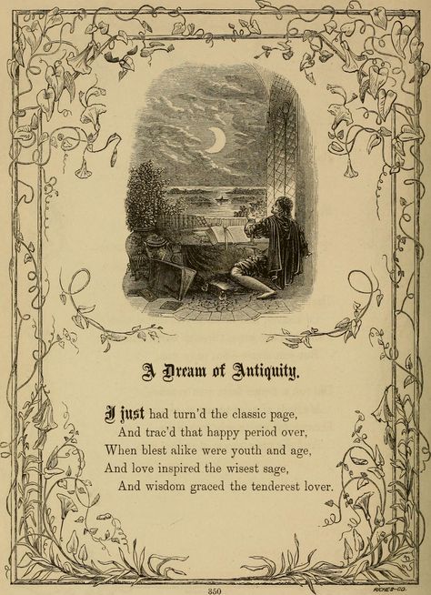 Old Storybook Pages, Vintage Title Page, Nursery Rhymes Poems, Old Poetry, Poem Titles, Poem Art, Love T, Art And Literature, Poetry Art