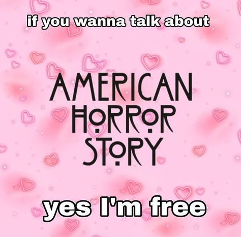 If You Wanna Talk About Yes Im Free, If You Wanna Talk About Yes Im Free Template, American Horror Story Nail Art, Horror Movies Based On True Stories, 1984 American Horror Story, Ahs Background, Freakshow Ahs, American Horror Story Font, Lucy Core