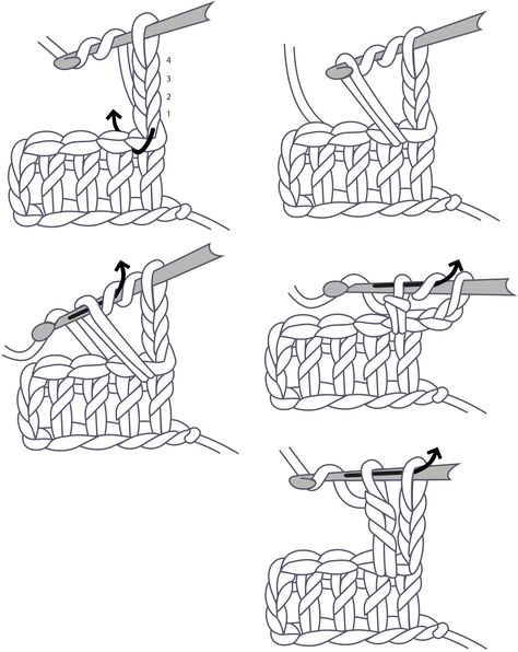 triple crochet instructions Amigurumi Patterns, How To Triple Crochet, Triple Crochet Stitch, Triple Crochet, Treble Crochet, Crochet Classes, Crochet Abbreviations, Chunky Knit Blanket, Crochet Instructions