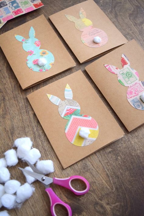 Diy Easter Cards, Easter Bunny Cards, Easter Cards Handmade, Diy Ostern, Cute Easter Bunny, Easter Humor, Easter Art, Easter Greetings, Easter Activities