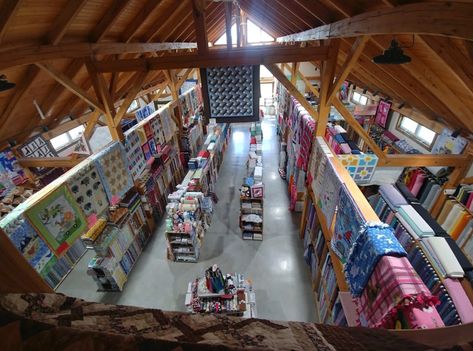 The Largest Quilt Barn In Ohio: Country Fabrics in Shiloh Tela, Ohio Destinations, Amish Country Ohio, Cattle Barn, Fabric Weaving, Fabric Quilts, Fabric Outlet, Fabric Shopping, Fabric Shops