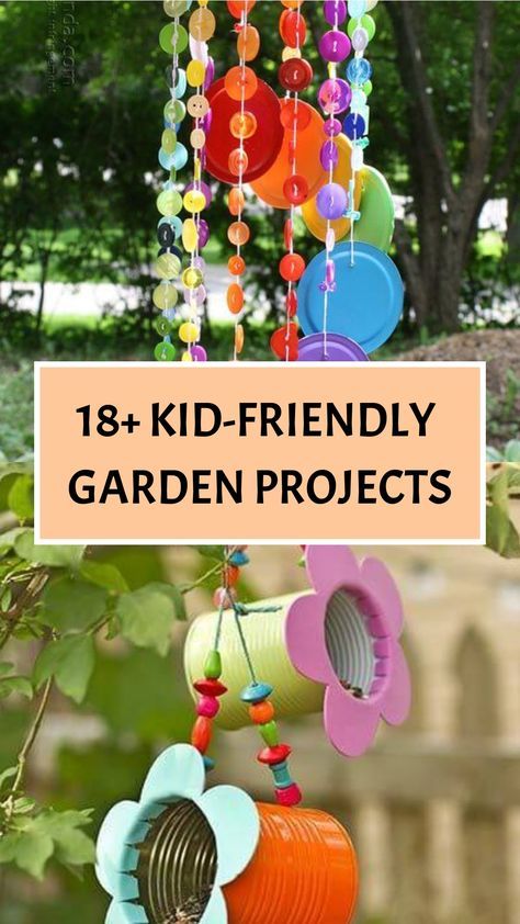 Ignite your child's curiosity and green thumb with these 18 creative DIY kid-friendly garden projects! Explore activities like building a bug hotel, creating a fairy garden, or even making painted rock markers. These projects will not only teach your child about gardening but also inspire their creativity and allow them to express themselves through nature. Enjoy quality time together while nurturing a love for the outdoors. #DIYProjects #KidFriendlyGarden #GardeningWithKids #Nat Upcycling, Kids Fairy Garden, Toddler Garden, Diy Jardin, Garden Crafts For Kids, Preschool Garden, Garden Activities, Bug Hotel, Sensory Garden