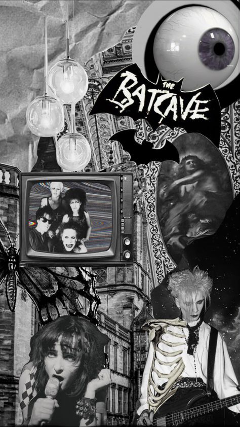 The Batcave Goth, Siouxsie And The Banshees Wallpaper, Batcave Wallpaper, Goth Music Aesthetic, Trad Goth Wallpaper, Specimen Band, Alternative Rock Aesthetic, Batcave Goth, Goth Posters