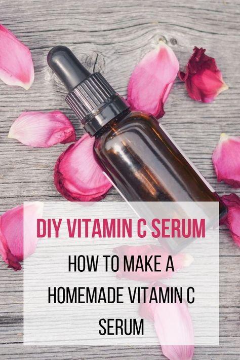 Vitamin C Serum Ingredients, Aloe Vera Serum Diy, Homemade Vitamin C Serum, Face Serum Diy, Vitamin C For Face, Vitamin C Serum Benefits, Face Serum Recipe, Diy Vitamin C Serum, Serum Recipe