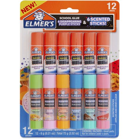 Pineapple Chocolate, Elmers Glue Stick, Paper Display, Scent Sticks, Mango Pineapple, Elmer's Glue, Cool School Supplies, School Glue, Cute School Supplies