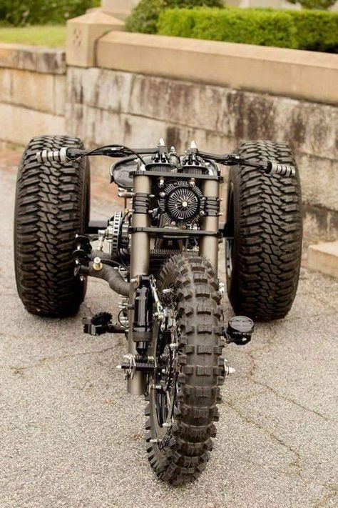 37 Awesome Images To Escape With - Wow Gallery Bobber Motorcycle, Custom Trikes, Мотоциклы Cafe Racers, Drift Trike, Trike Motorcycle, Rat Bike, Chopper Motorcycle, Rc Auto, Cool Motorcycles
