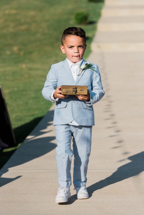 Ring Bearer Dusty Blue, Ring Bearer Blue Suit, Ring Bearer Outfit Light Blue, Ring Bearer Outfit Beach Wedding, Light Blue Wedding Tuxedo, Light Blue Wedding Groom, Linen Ring Bearer Outfit, Light Blue Ring Bearer Outfit, Dusty Blue Wedding Ring Bearer