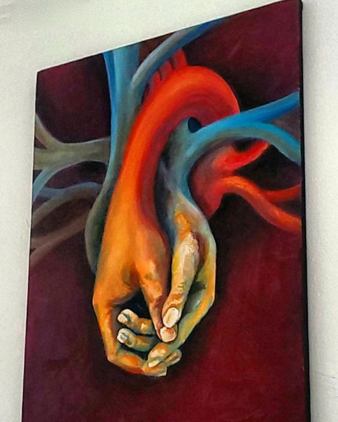 Painting art heart couple in love Painting Ideas Of Love, True Love Painting, Tragic Love Art Paintings, Love In A Painting, Romantic Abstract Art, Paintings Representing Love, Paint Love Art, Love Theme Painting, Painting Ideas About Love