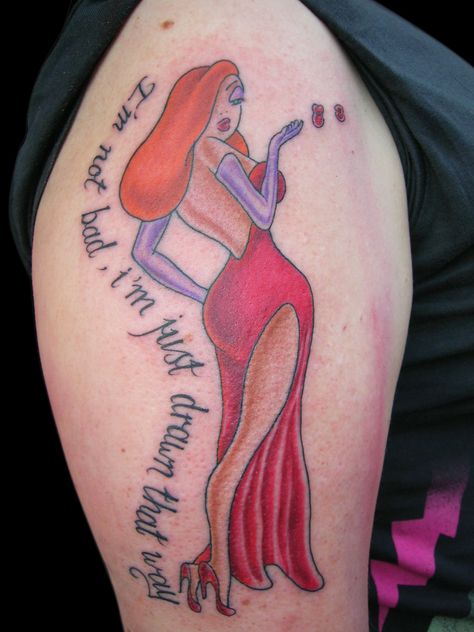 Jessica Rabbit Tattoo, Rabbit Tattoo, Tattoos Images, Rabbit Pictures, Tattoo Pictures, Rabbit Tattoos, Old School Tattoo Designs, Jessica Rabbit, Old School Tattoo