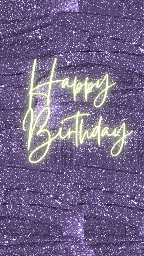 #happybirthdaywishes #happy #happybirthday #purple Happy Birthday Purple Aesthetic, Purple Happy Birthday Wishes, Purple Birthday Background, Purple Aesthetic Birthday, Purple Birthday Aesthetic, Happy Birthday Glitter, Purple Happy Birthday, Happy Birthday Bestie, Happy Birthday 18th