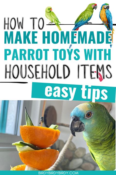 How to Make Homemade Parrot Toys Out of Household Items Diy Budgie Toys, Cockatiel Care, Homemade Bird Toys, Diy Parrot, Budgies Parrot, Diy Parrot Toys, Conure Bird, Budgie Toys, T Photo